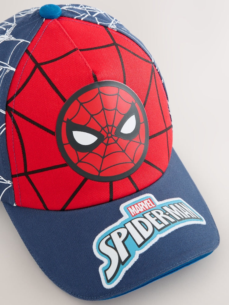 Red/Blue Spider Man Marvel Cap (1-13yrs) - Size 1-2 Years (80-92cm)