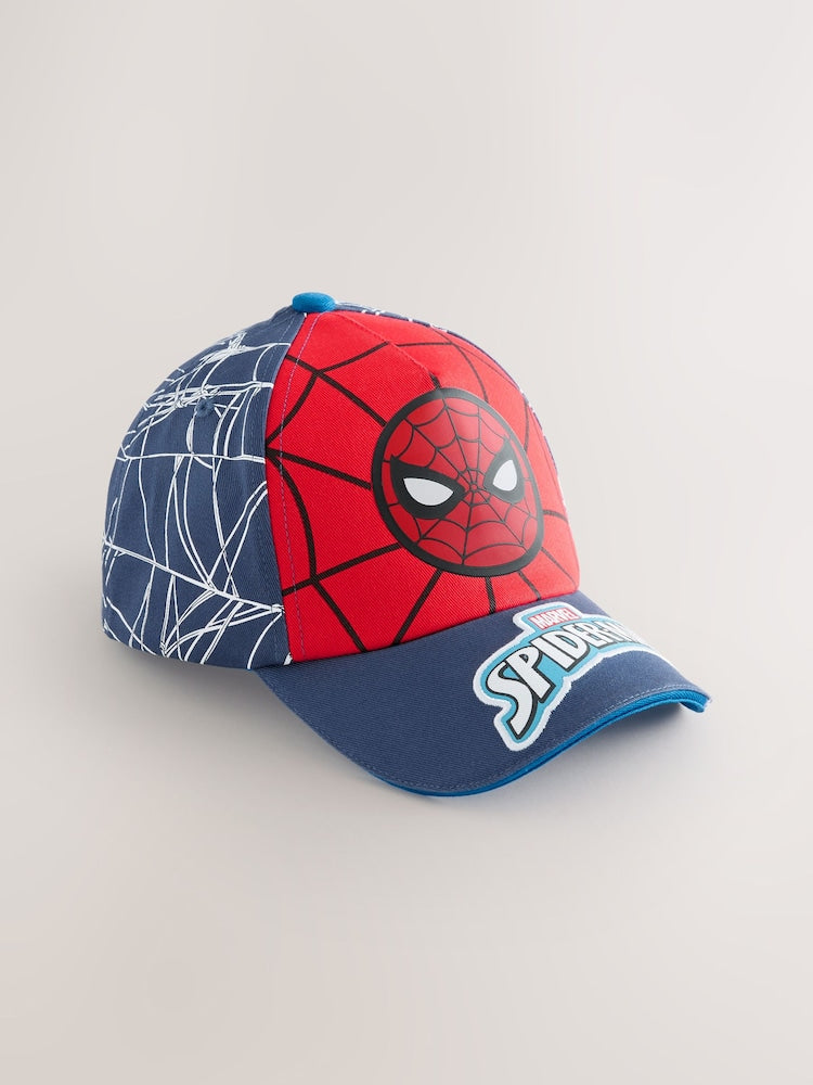 Red/Blue Spider Man Marvel Cap (1-13yrs) - Size 1-2 Years (80-92cm)