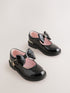 Baker by Ted Baker Back to School Black Chunky Mary Jane Shoes with Bow