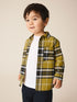Yellow Check Long Sleeve Check Shirt (3mths-7yrs) - Yellow Check / 12-18 Months (80-86cm)
