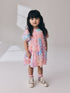 Rainbow Short Sleeve 3D Flowers Dress (3mths-8yrs)