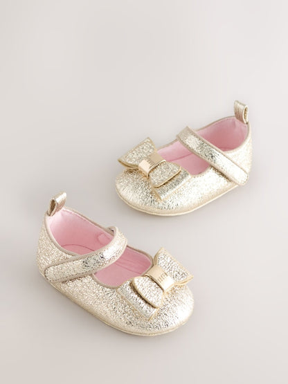 Baker by Ted Baker Padders Shoes With Bow - Padders / Up To 3 Months (50 - 62cm)