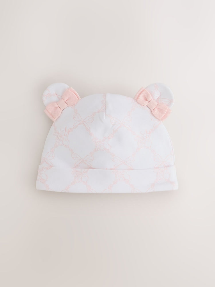 White/Pink Peplum Frill