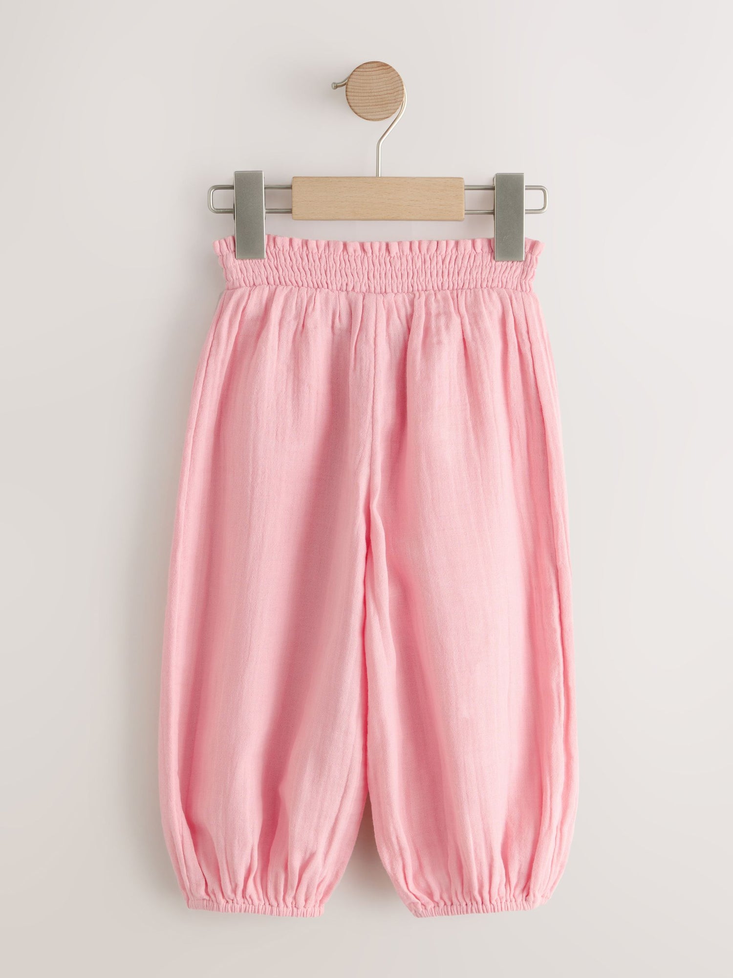 Light Pink Pull On Trousers (3mths-7yrs) - Size 3-6 Months (62-68cm)