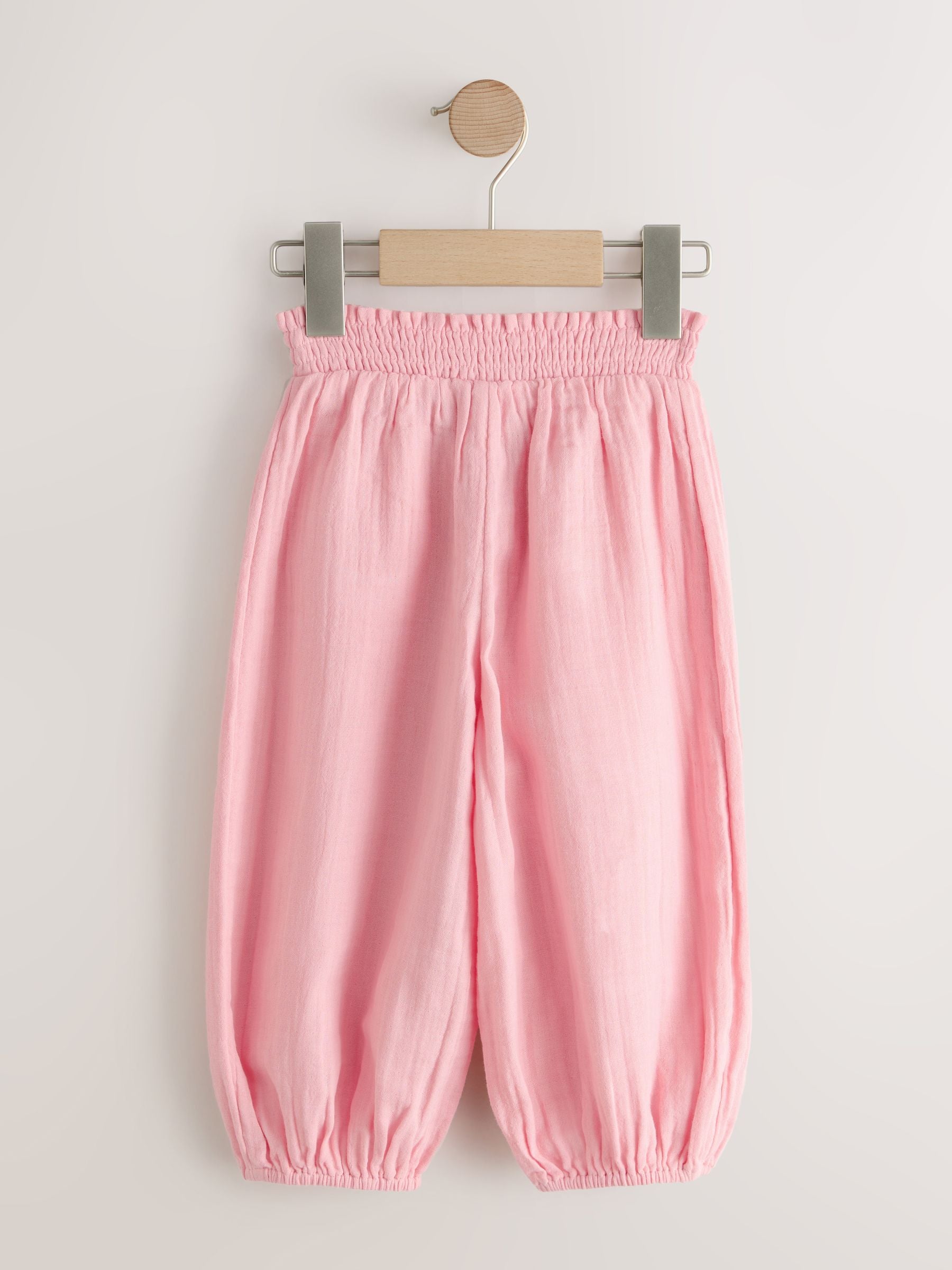 Light Pink Pull On Trousers (3mths-7yrs) - Size 3-6 Months (62-68cm)