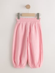 Light Pink Pull On Trousers (3mths-7yrs) - Size 3-6 Months (62-68cm)
