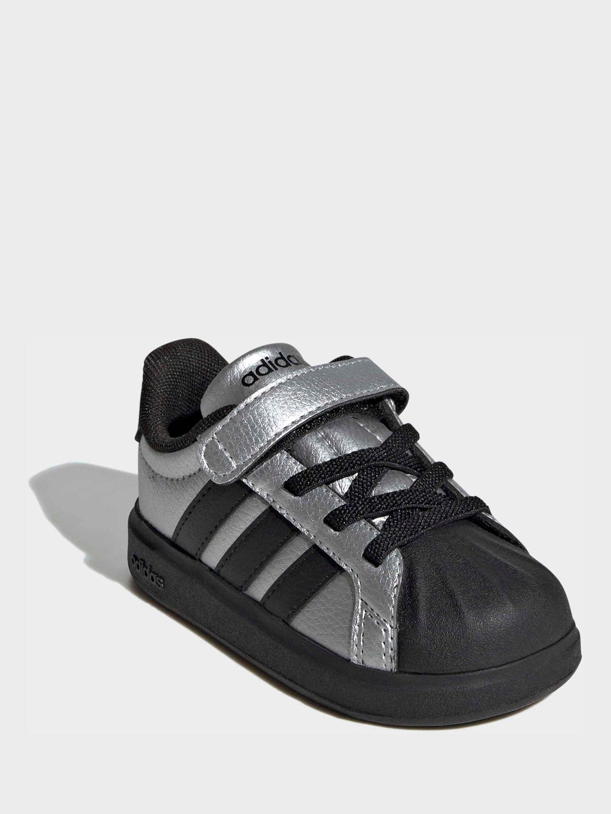 adidas Grey Streettalk Elastic Lace Infant Trainers