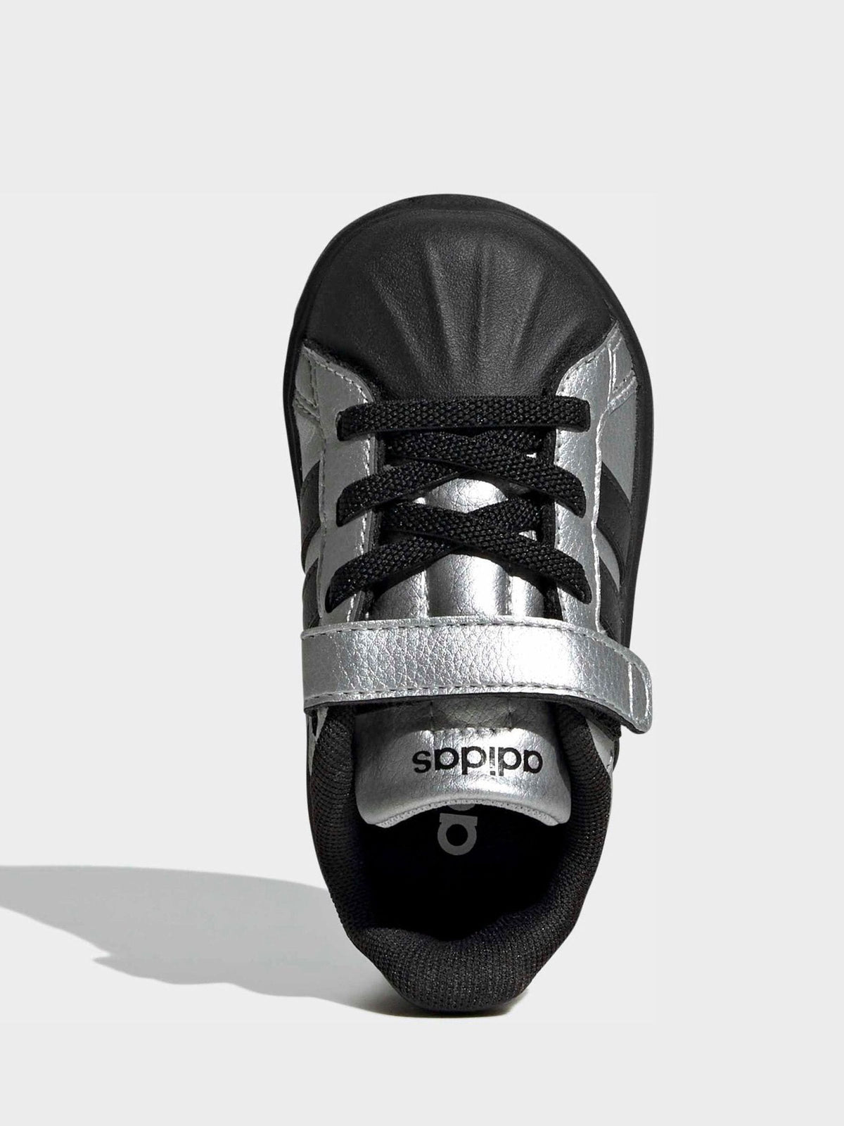 adidas Grey Streettalk Elastic Lace Infant Trainers - image 5
