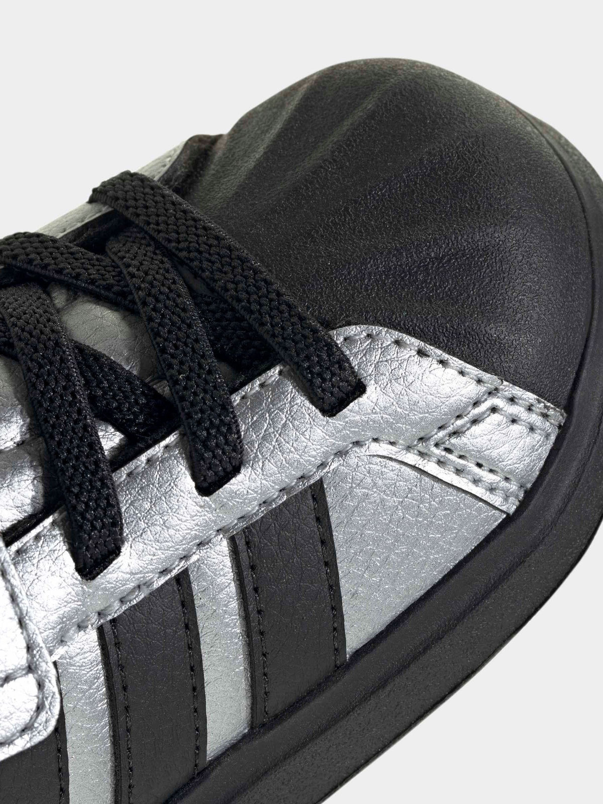 adidas Grey Streettalk Elastic Lace Infant Trainers - image 7