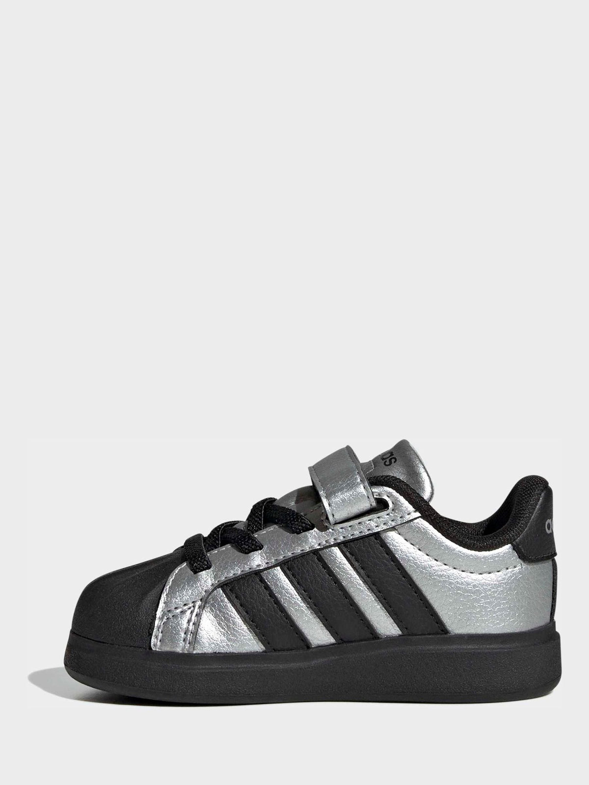 adidas Grey Streettalk Elastic Lace Infant Trainers - image 8