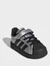 adidas Grey Streettalk Elastic Lace Infant Trainers