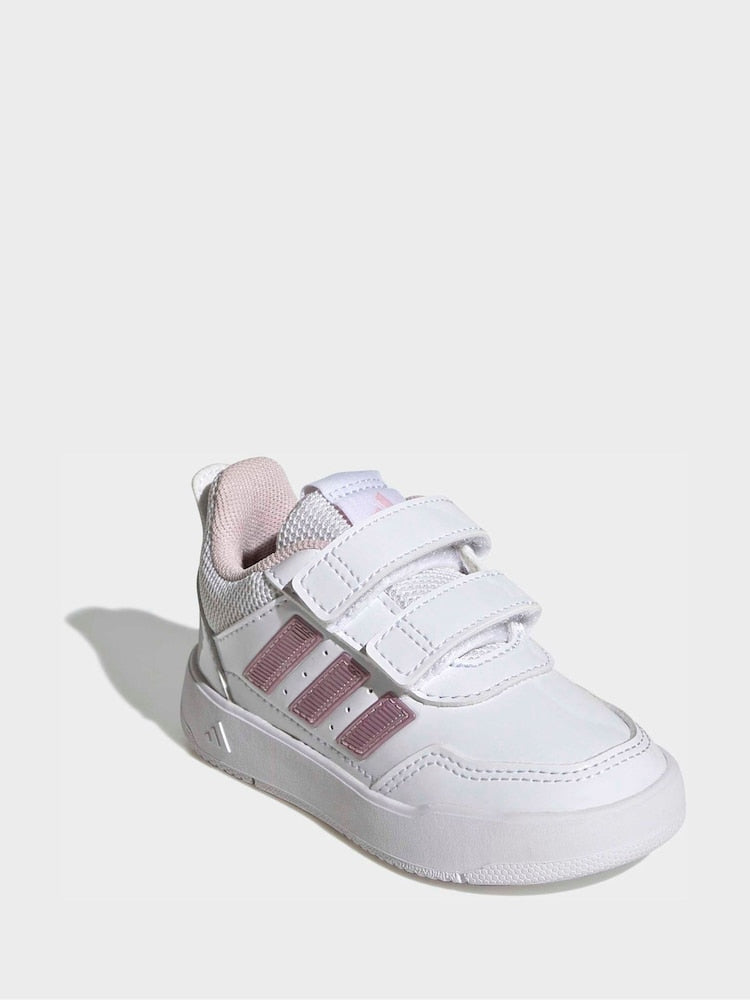 adidas Pink/White Hook and Loop Tensaur Sport 3.0 Infant Trainers