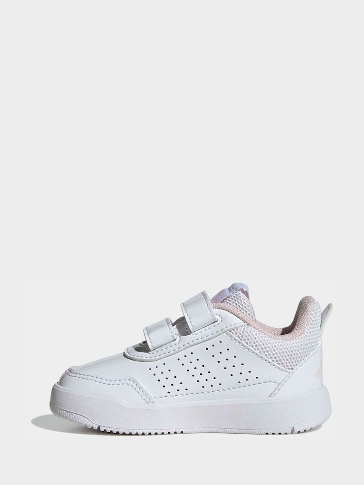 adidas Pink/White Hook and Loop Tensaur Sport 3.0 Infant Trainers