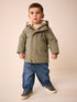 Green Waterproof Borg Lined Parka (3mths-7yrs) - Green / 12 - 18 Months (80 - 86cm)
