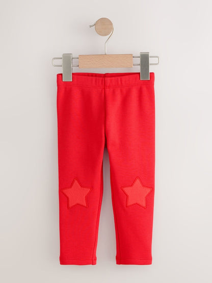 Red Cosy Fleece Lined Leggings (3mths-7yrs)