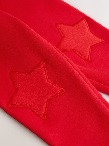 Red Cosy Fleece Lined Leggings (3mths-7yrs)
