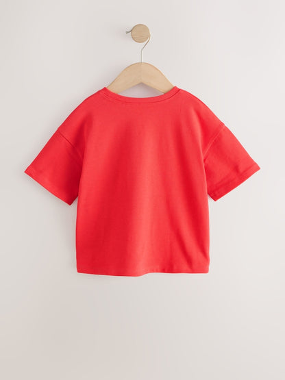 Red Short Sleeve T-Shirt (3mths-7yrs)