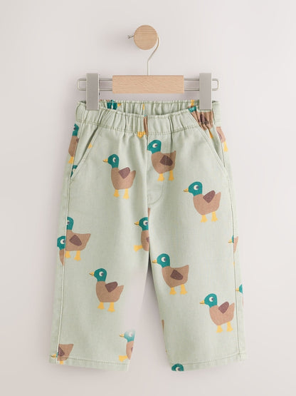 Green Duck Pull On Wide