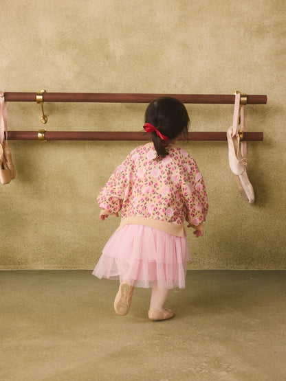 Pink Floral Cath Kidston Sweat Mesh Dress (3mths-7yrs)
