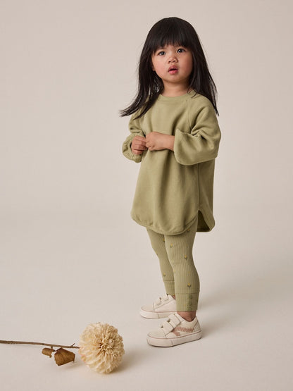 Light Green Sweatshirt and Leggings Set (3mths-7yrs) - Light Green / 12-18 Months (80-86cm)