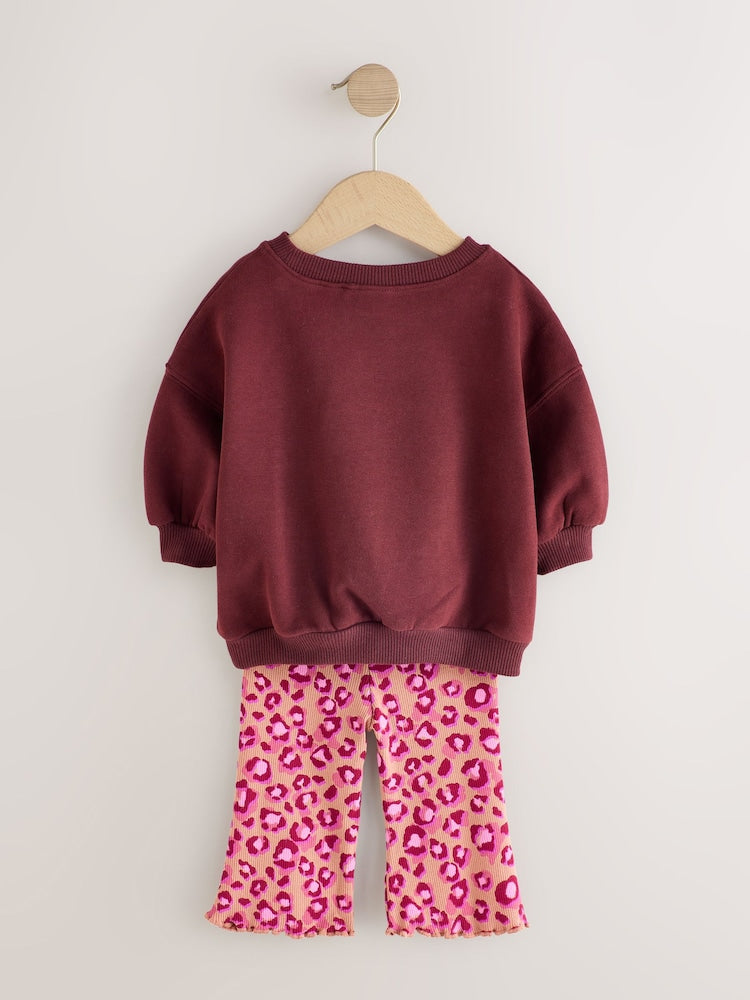 Pink Christmas Leopard