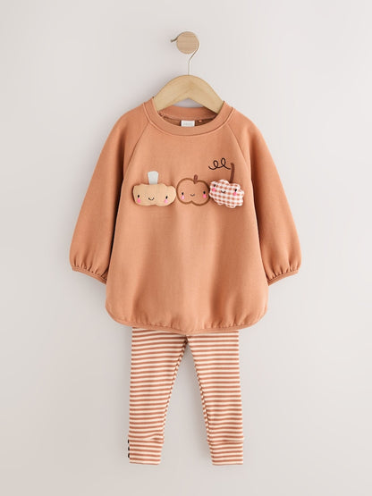 Orange Little Pumpkin Sweatshirt and Legging Set (3mths-7yrs)