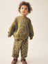 Khaki Green Bunny Crew Neck Sweatshirt and Barrel Trousers Set (3mths-7yrs) - 12-18 Months (80-86cm)
