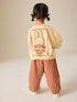 Miffy Light Yellow Stripe Sweatshirt and Wide Leg Set (3mths-7yrs) - 12-18 Months (80-86cm)