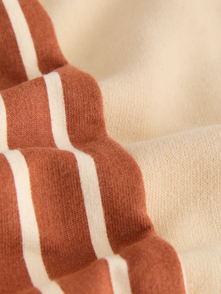 Miffy Light Yellow Stripe Sweatshirt and Wide Leg Set (3mths-7yrs)