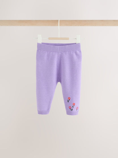 Pink Hamish Character Knitted Scene Jumper and Leggings Baby Set (0mths-2yrs)
