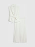 River Island White Sleeveless Blazer & Pleated Trousers Set
