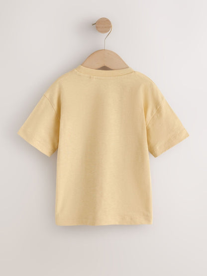 Multi Short Sleeve Graphic T-Shirts 3 Pack (3mths-7yrs)