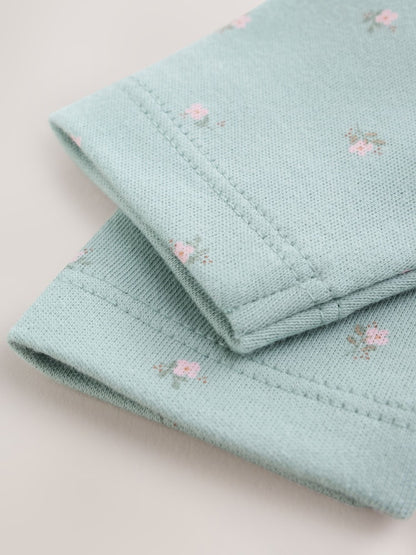 Lilac/Sage Fairy Mouse Long Sleeve Baby Bodysuits 5 Pack