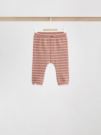 Green/Blue/Brown Stripe Baby Top &amp; Leggings Set 6 Piece (0mths-3yrs)