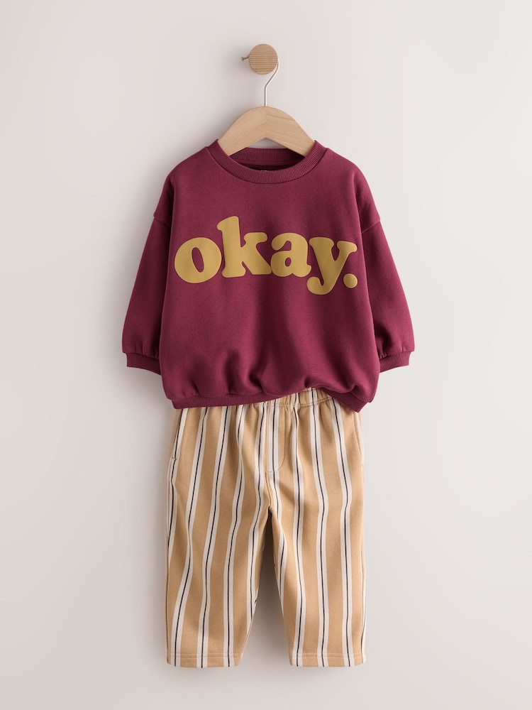 Red Crew Neck