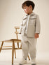 Cream Smart Jacket Top & Trousers Set 3 Piece (3mths-7yrs)