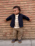 Dark Navy Smart Jacket Top & Trousers Set 3 Piece (3mths-7yrs) - Dark Navy / 12-18 Months (80-86cm)