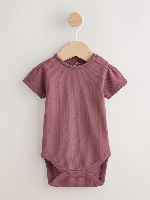 Burgundy/Ecru Spot Woven Baby Dungaree And Bodysuit 2 Piece Set
