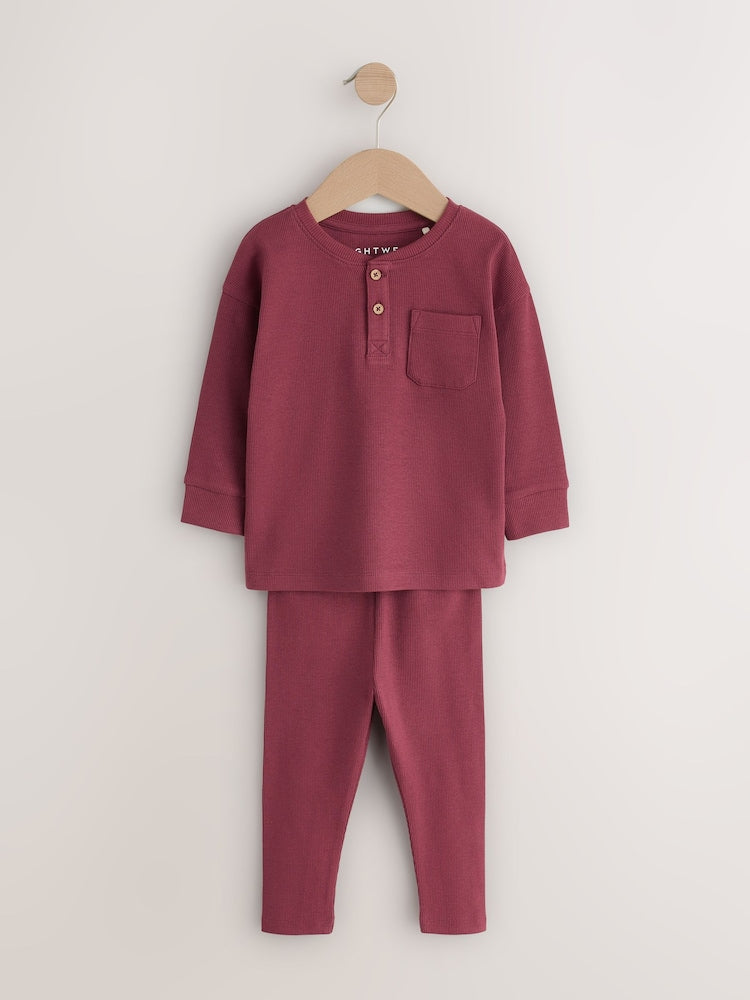 Blue/Grey/Maroon Snuggle Pyjamas 3 Pack (9mths-12yrs)