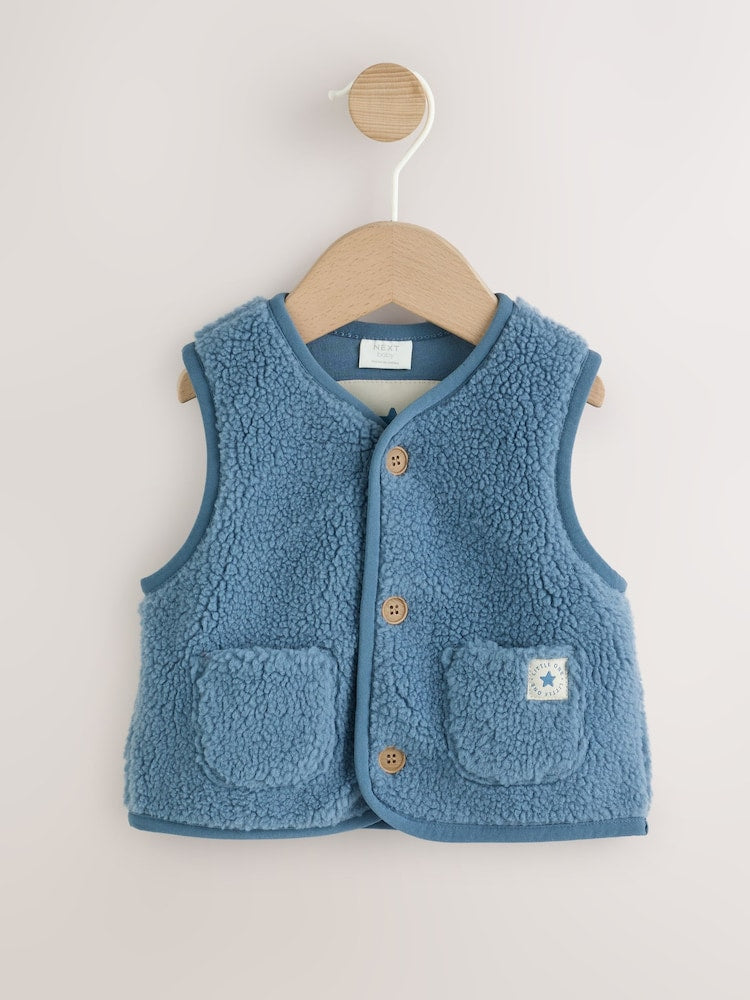 Blue Borg Baby Gilet (0mths-2yrs)