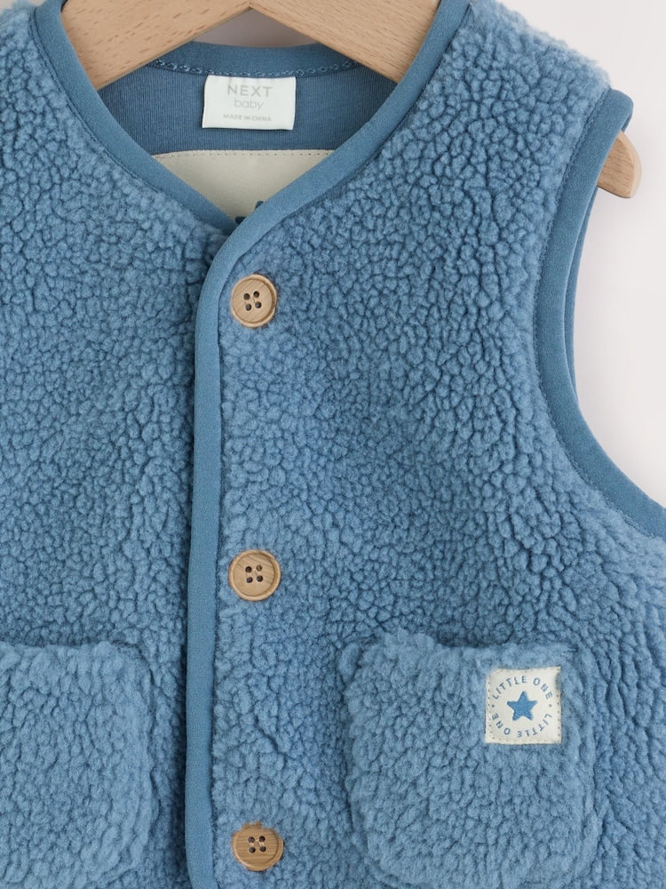 Blue Borg Baby Gilet (0mths-2yrs)