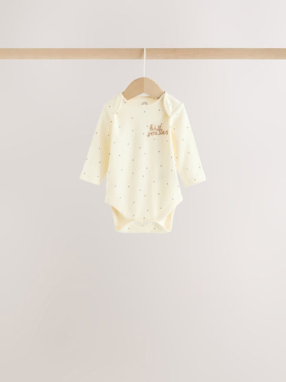 Neutral Milk Club Long Sleeve Baby Bodysuits 3 Pack