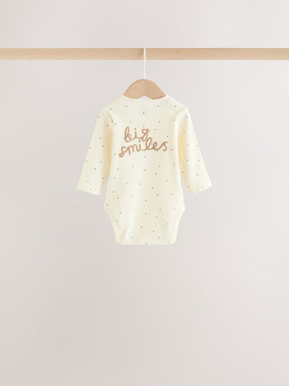Neutral Milk Club Long Sleeve Baby Bodysuits 3 Pack
