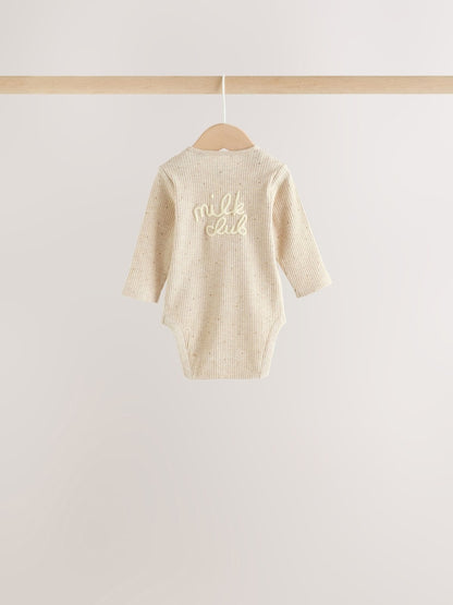 Neutral Milk Club Long Sleeve Baby Bodysuits 3 Pack