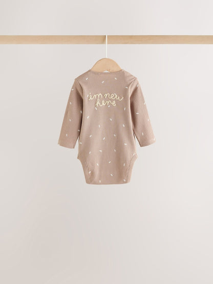 Neutral Milk Club Long Sleeve Baby Bodysuits 3 Pack