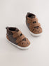 Brown Bear Hitop Baby Trainers (0-2mths)