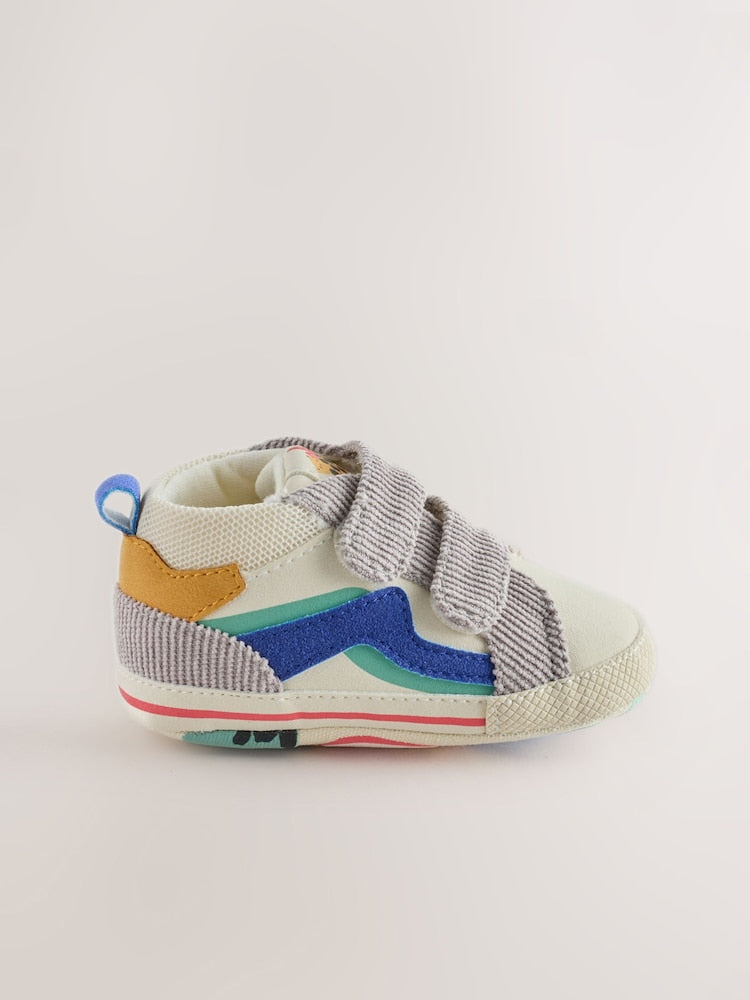 Multi Safari Hitop Baby Trainers (0-2mths)