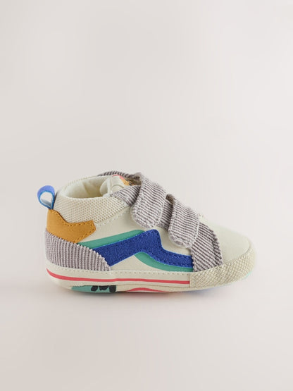 Multi Safari Hitop Baby Trainers (0-2mths)