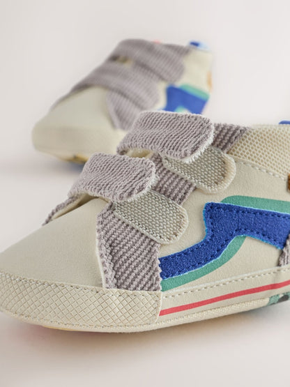 Multi Safari Hitop Baby Trainers (0-2mths)