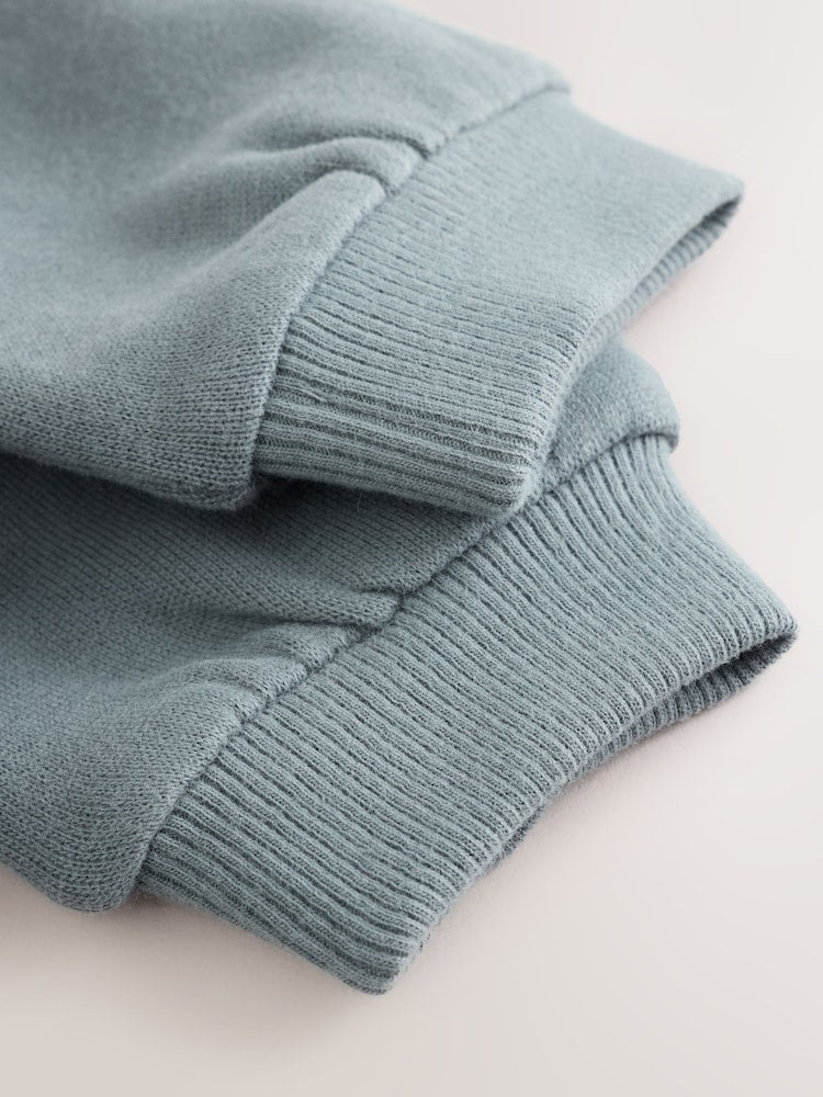 Brown/Blue/Green Sweater and Leggings Baby Set 6 Piece (0mths-2yrs)